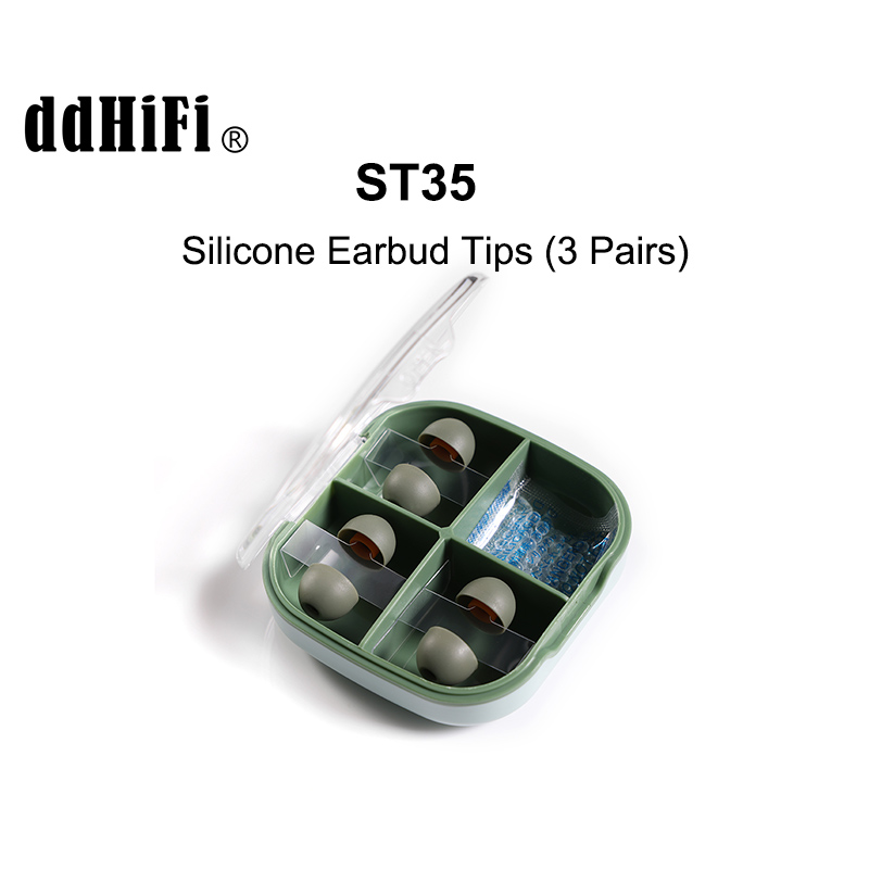 Silicone Ear Tip Replacement - DD ddHiFi ST35 D-Tips Siliconen oordopjes