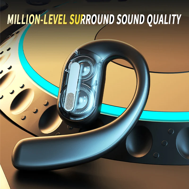 Bluetooth Headset On Ear - Draadloze Bluetooth-hoofdtelefoon Volledig open headset Luchtgeleiding