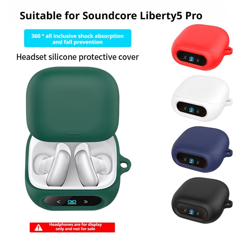 Earbuds Charging Case - Siliconen hoesje voor Soundcore Liberty 5