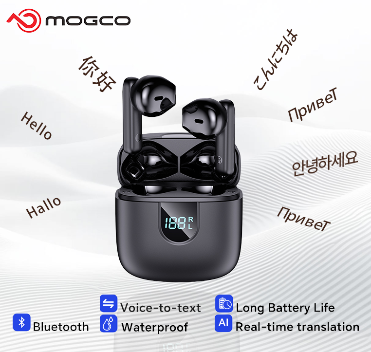 Noise Cancelling Headphone - A18 AI Vertaler Oordopjes 164 Talen