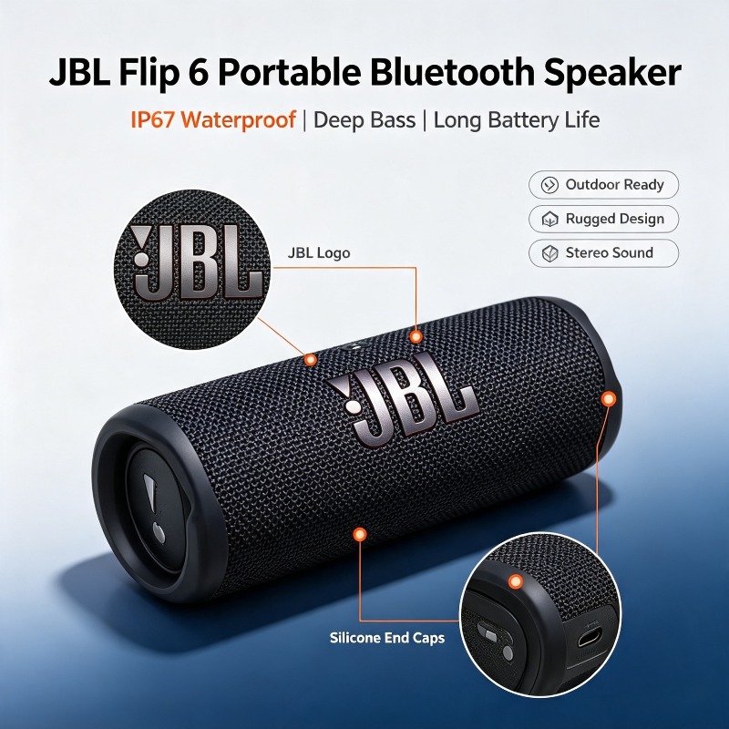 JBL Flip 6 IP67 Waterdichte Dr - Jbl Speaker Flip 6 recensie en prijs
