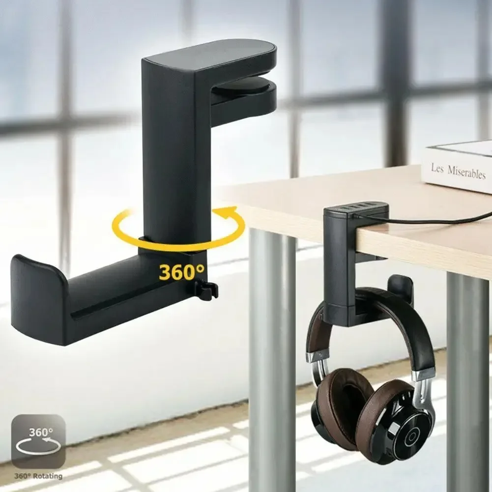 360 °   Draaibare hoofdtelefoo - Headphone Stand Desk recensie en prijs