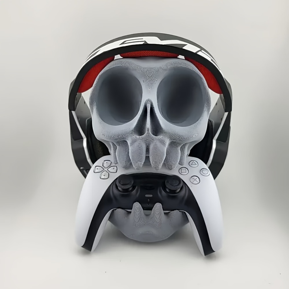 Schedelvormige controllerstand - Headphone Stand Desk recensie en prijs