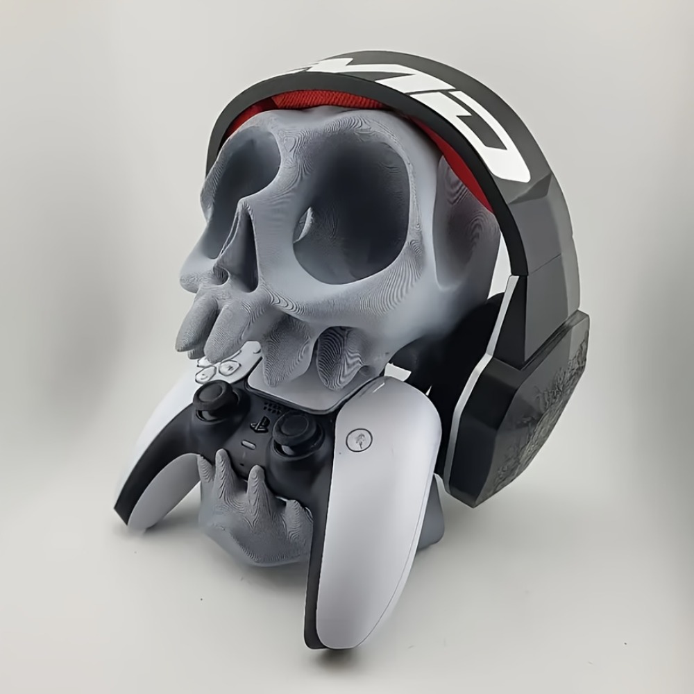 Schedelvormige controllerstand - Headphone Stand Desk recensie en prijs